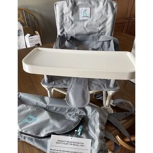 Hiccapop Omniboost Travel Booster Seat with Tray for Baby With Bag Gently Used